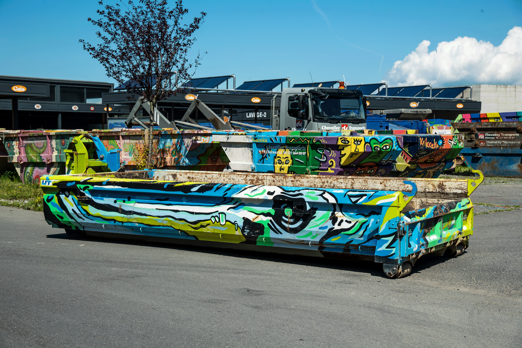 Benne multi-lift 10 m3 - Chevalley Transports Chernex SA