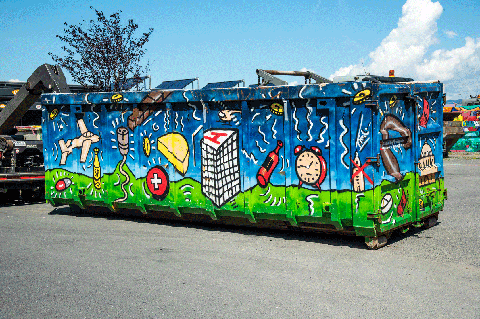 Benne multi-lift 30 m3 - Chevalley Transports Chernex SA