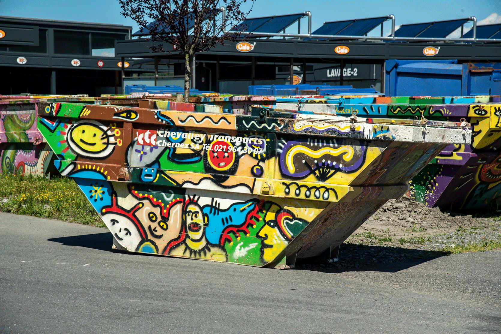 Benne étanche pour boues de forage 7.5 m3 - Chevalley Transports Chernex SA