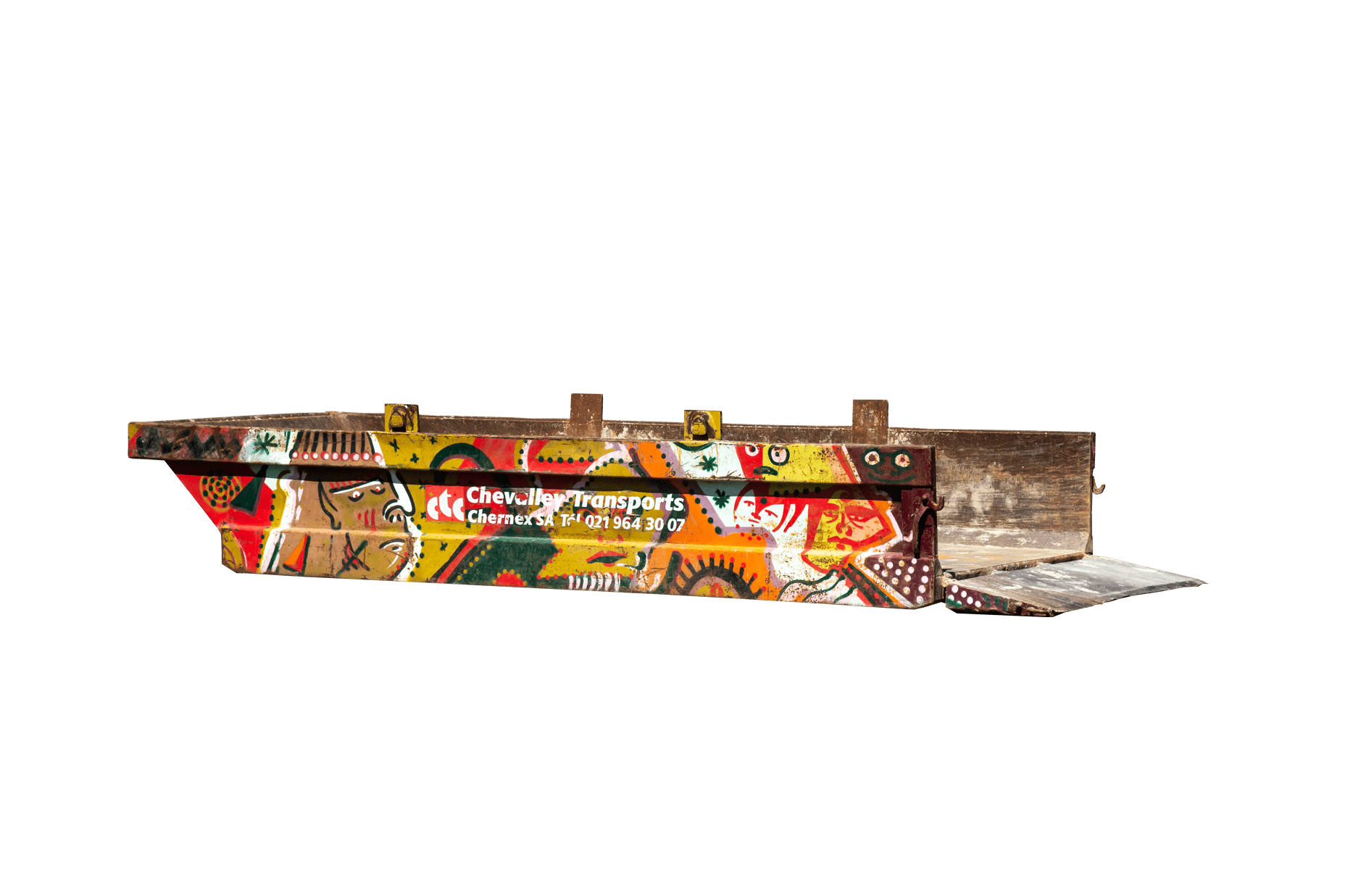 Benne 4 m3 plate à porte - Chevalley Transports Chernex SA