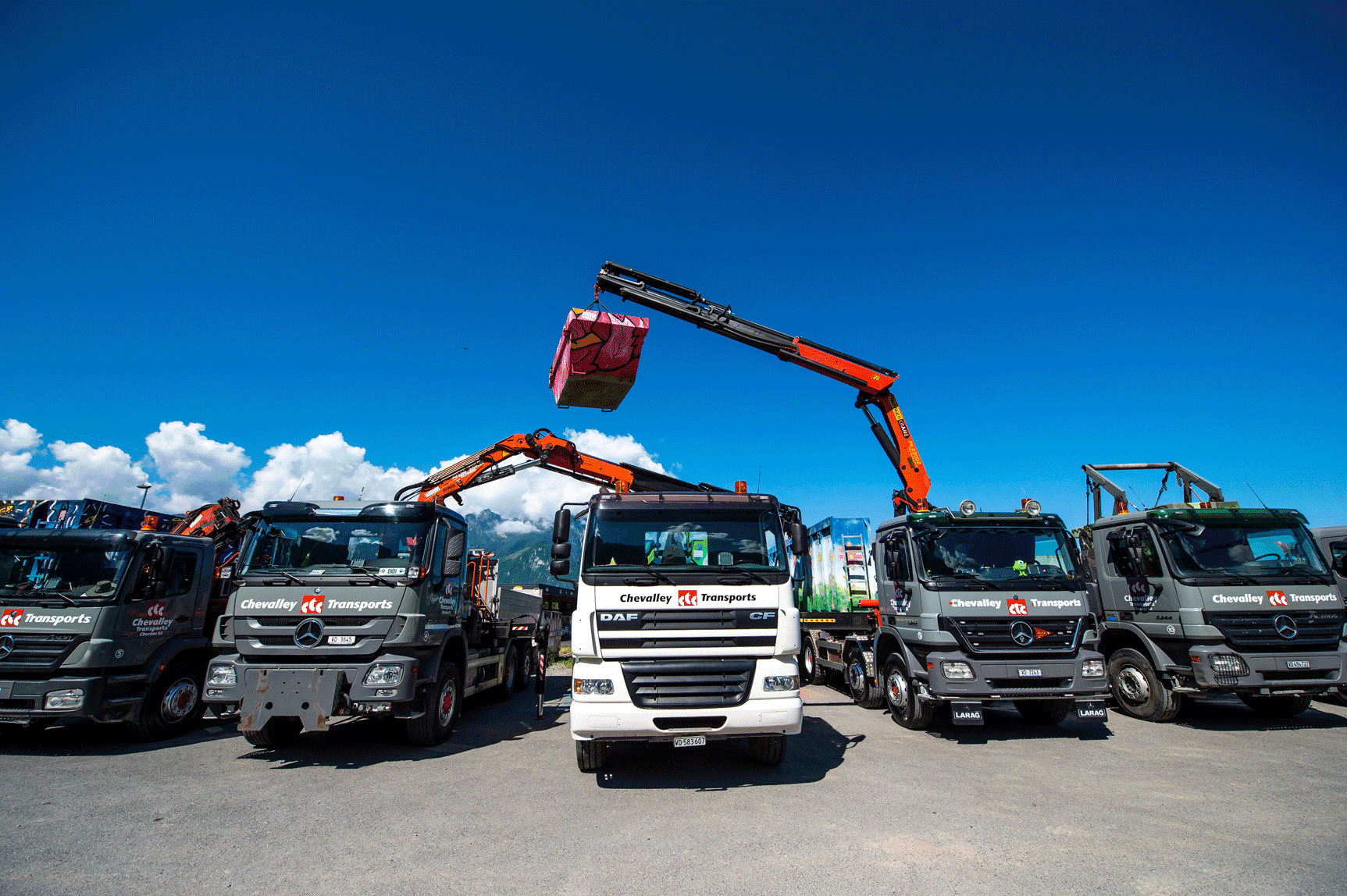 Entreprise de transport et d'évacuation de déchets à Montreux - Chevalley Transports Chernex SA
