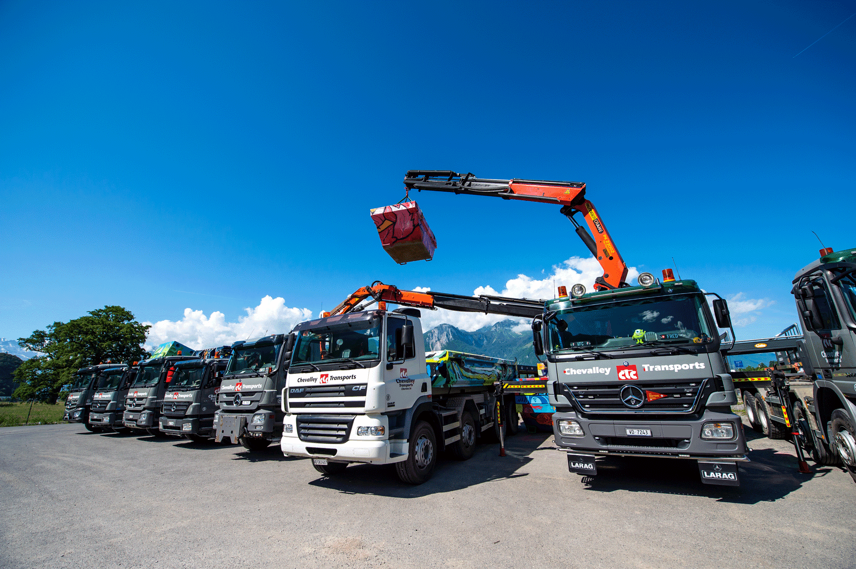 Entreprise de transport et d'évacuation de déchets à Montreux - Chevalley Transports Chernex SA