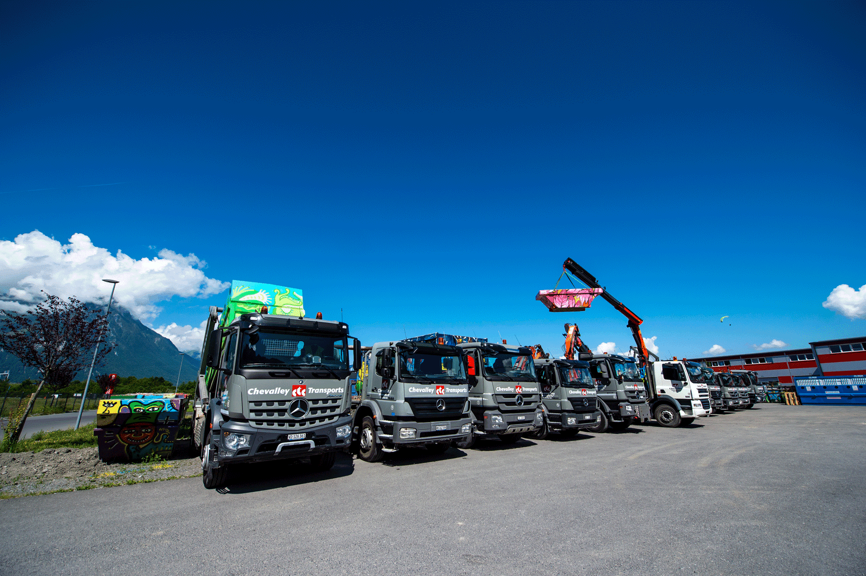 Entreprise de transport et d'évacuation de déchets à Montreux - Chevalley Transports Chernex SA