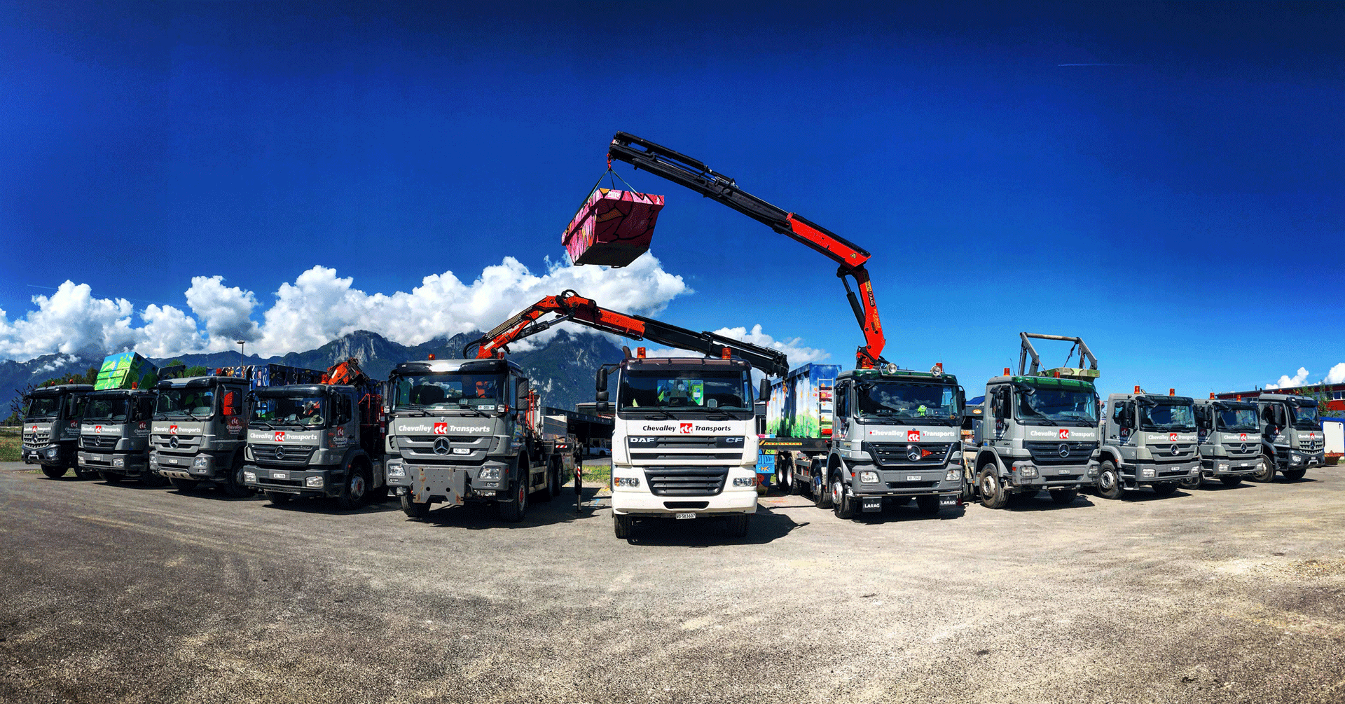 Entreprise de transport et d'évacuation de déchets à Montreux - Chevalley Transports Chernex SA