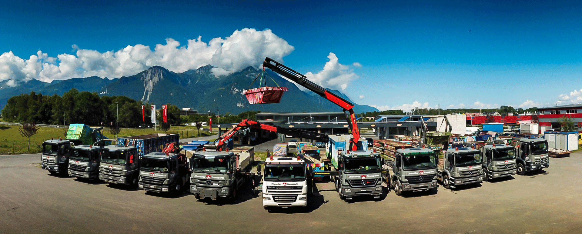 Entreprise de transport et d'évacuation de déchets à Montreux - Chevalley Transports Chernex SA