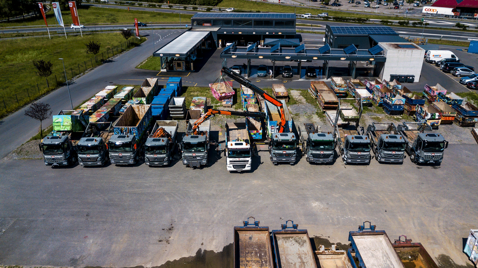 Entreprise de transport et d'évacuation de déchets à Montreux - Chevalley Transports Chernex SA