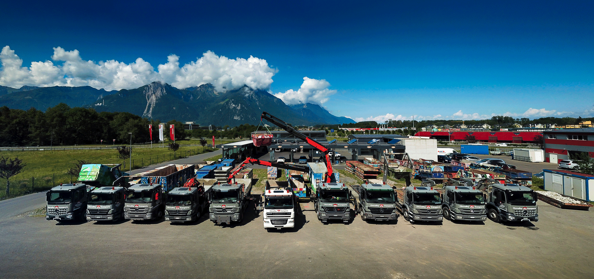 Entreprise de transport et d'évacuation de déchets à Montreux - Chevalley Transports Chernex SA
