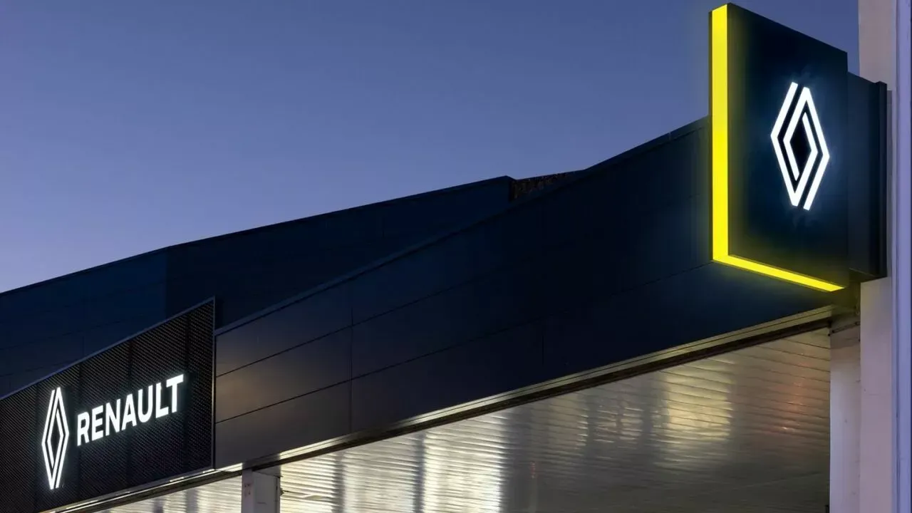 Enseigne lumineuse Renault