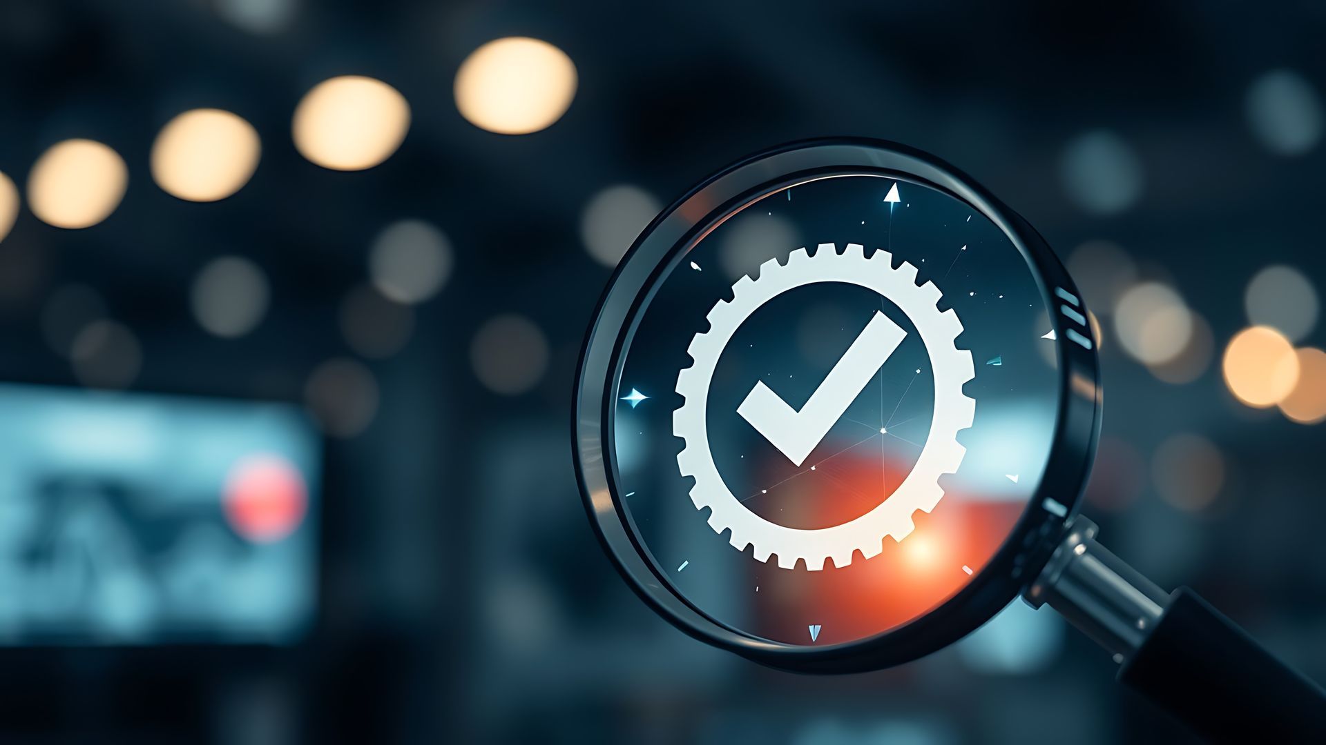 Loupe qui représente une validation