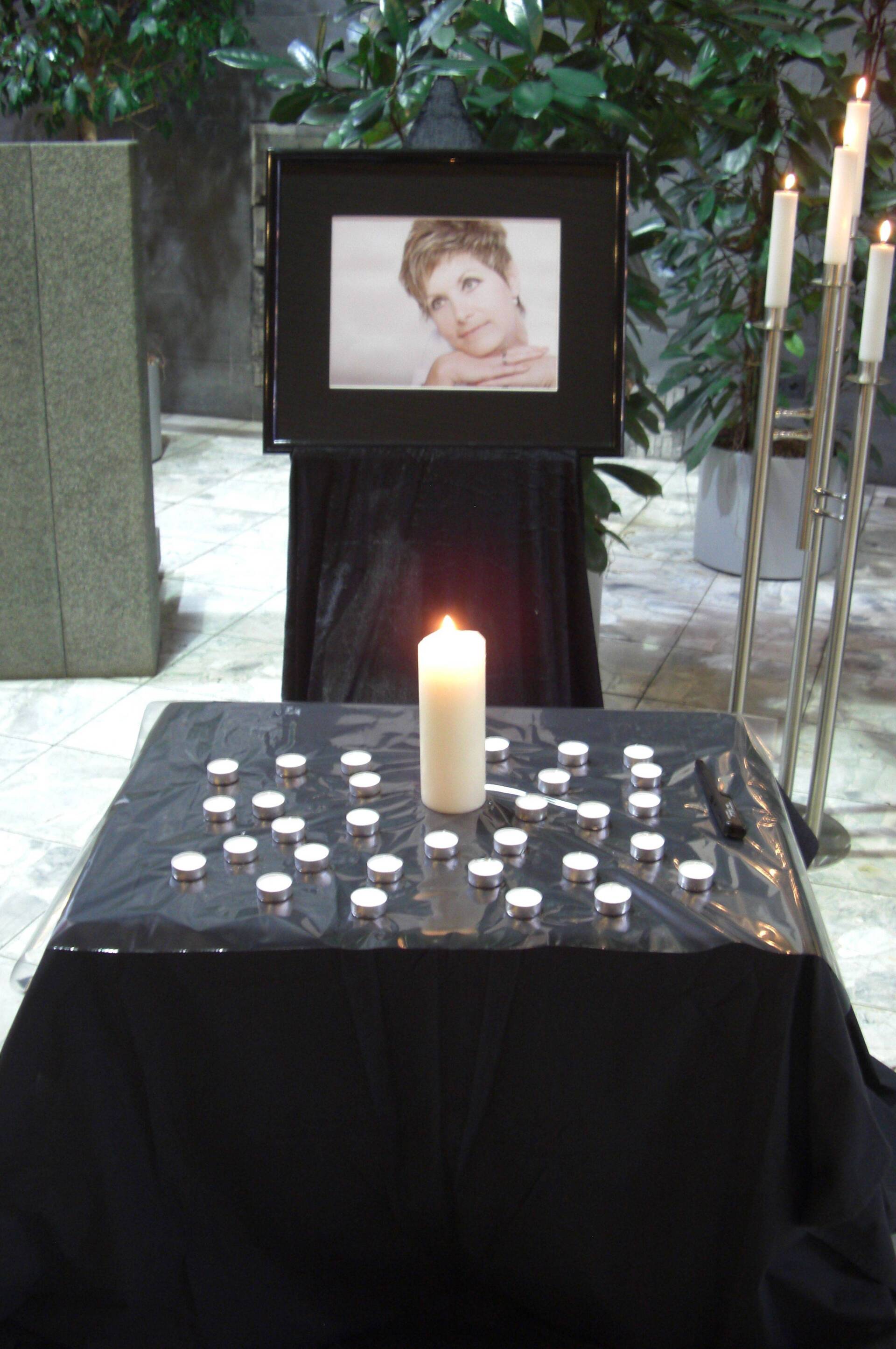Trauerfeier Kerzen