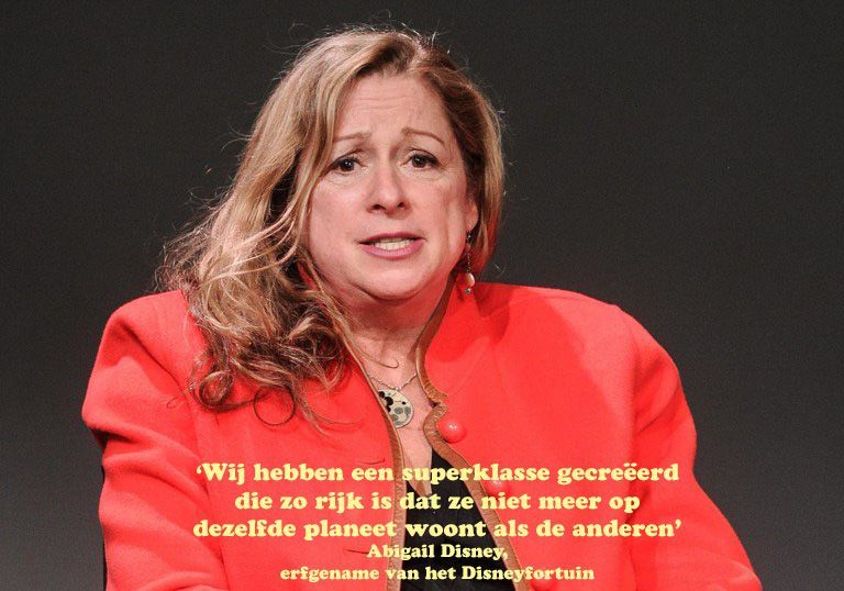 Abignail Disney omtrent ongelijkheid