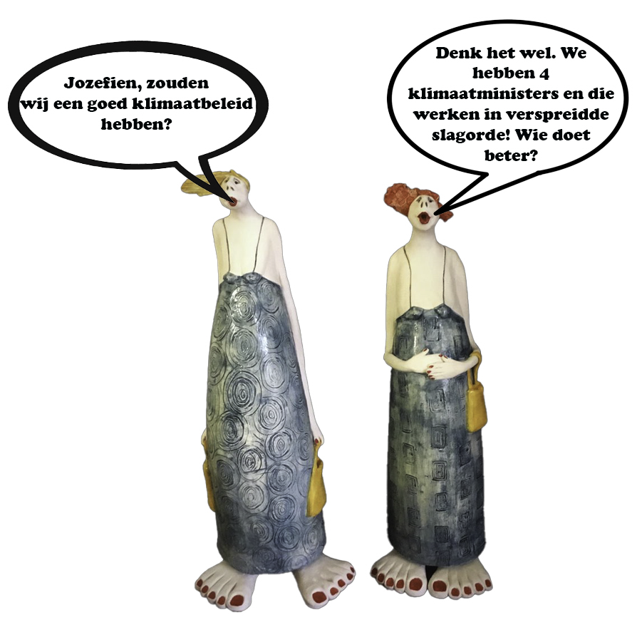 4 klimaatministers, maar geen klimaatplan.