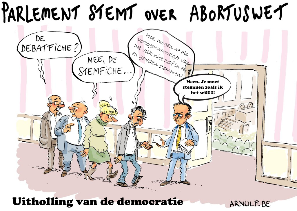 Het parlement= ja-knikkers