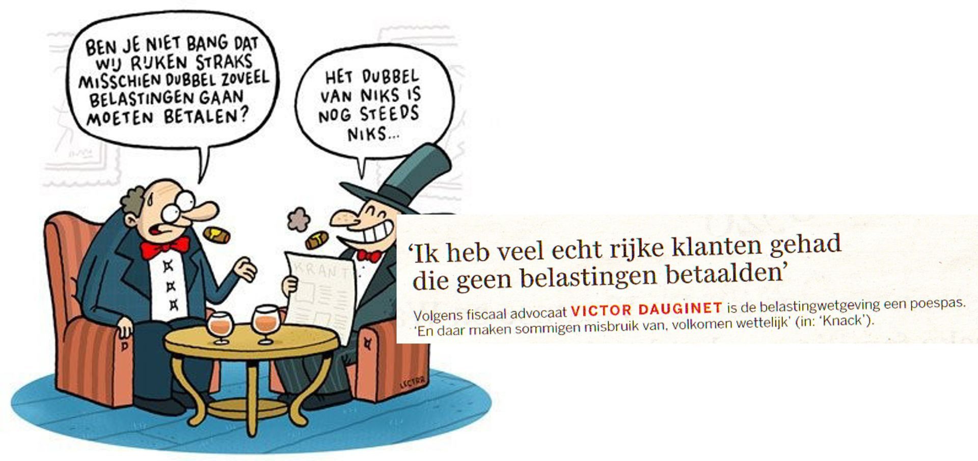 Hoe rijker, hoe minder belastingen.