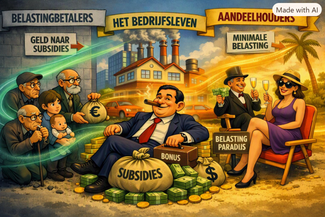 In België slurpen bedrijven van subsidies.