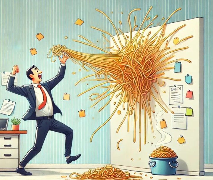 Arizona gooit spaghetti naar de muur!