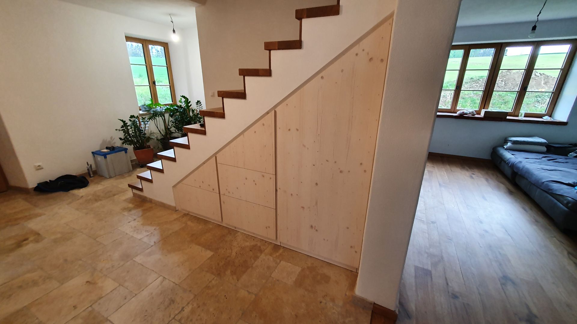 Innenausbau Holztreppe