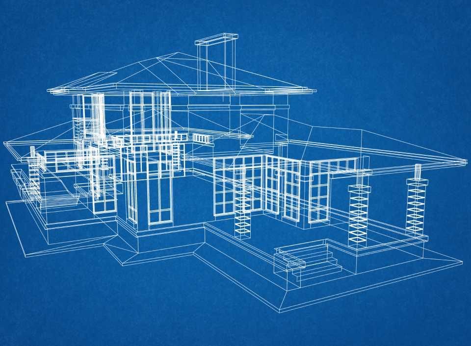 Wohnkomplex Miniatur 3D