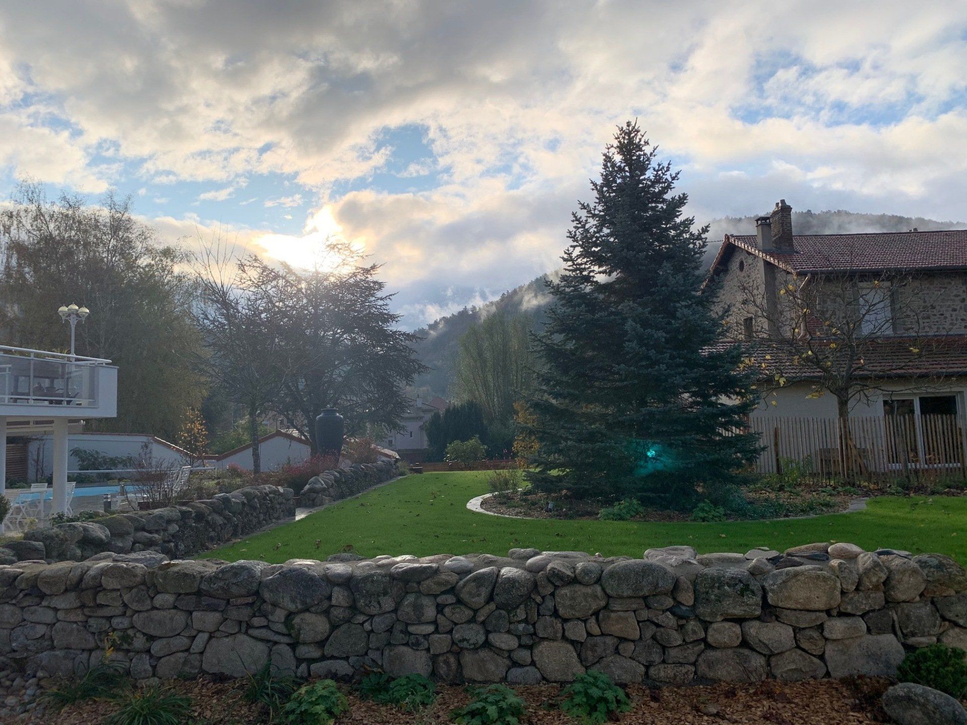 Espace vert et création de muret