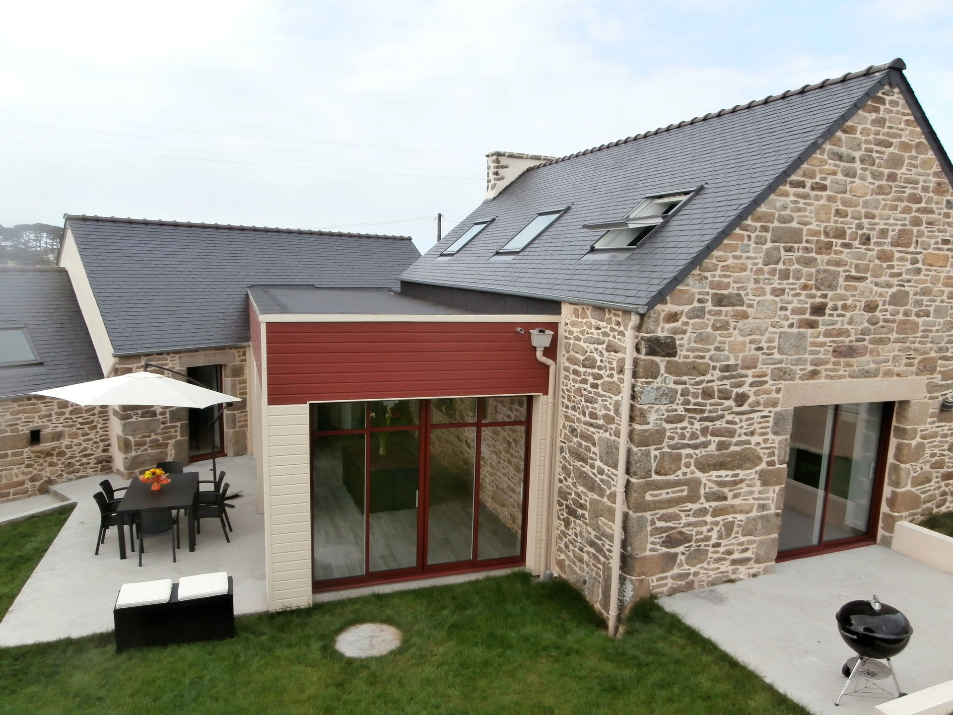 Batiment du gite vu de l'extérieur