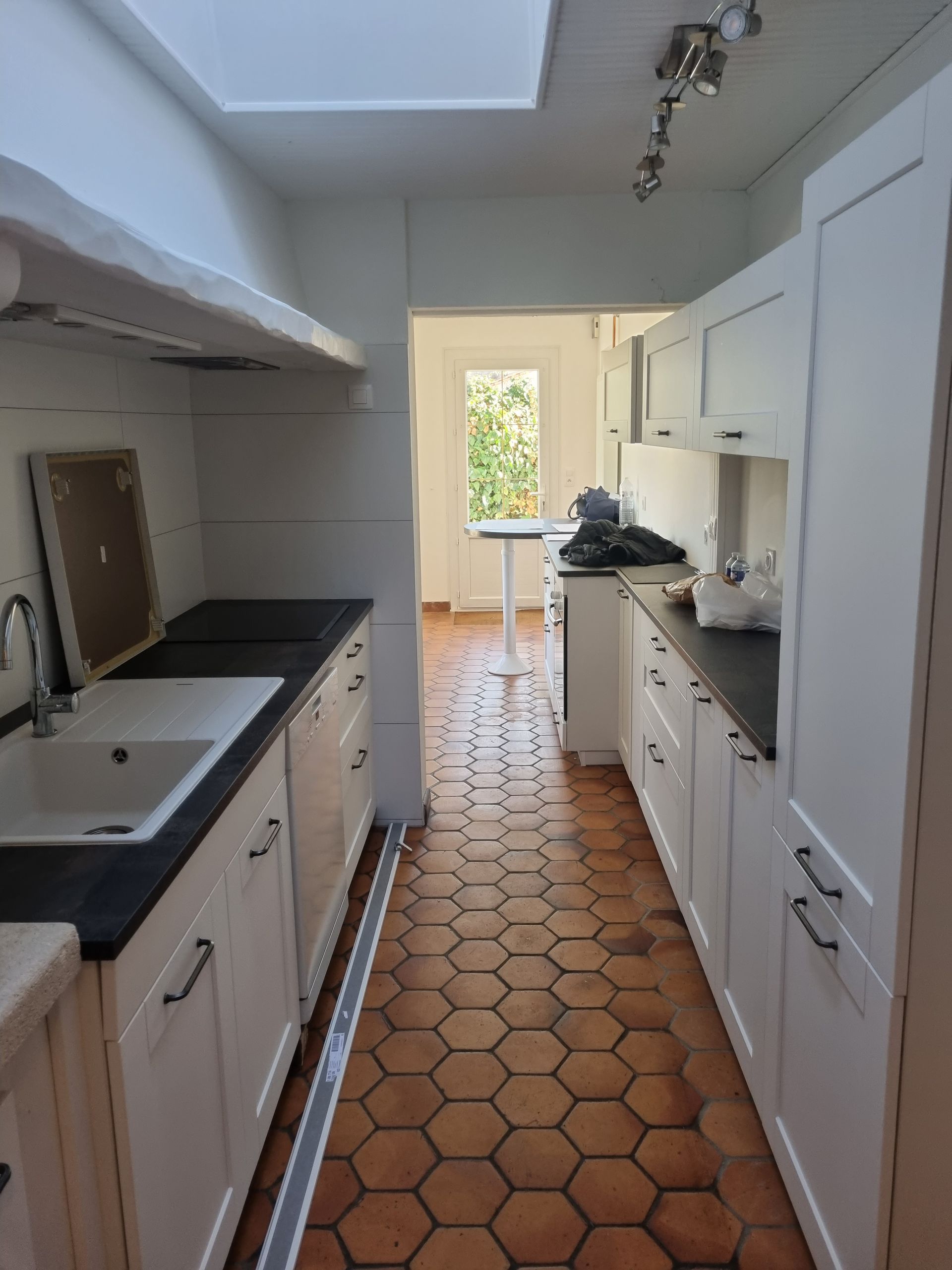 Une cuisine en longueur