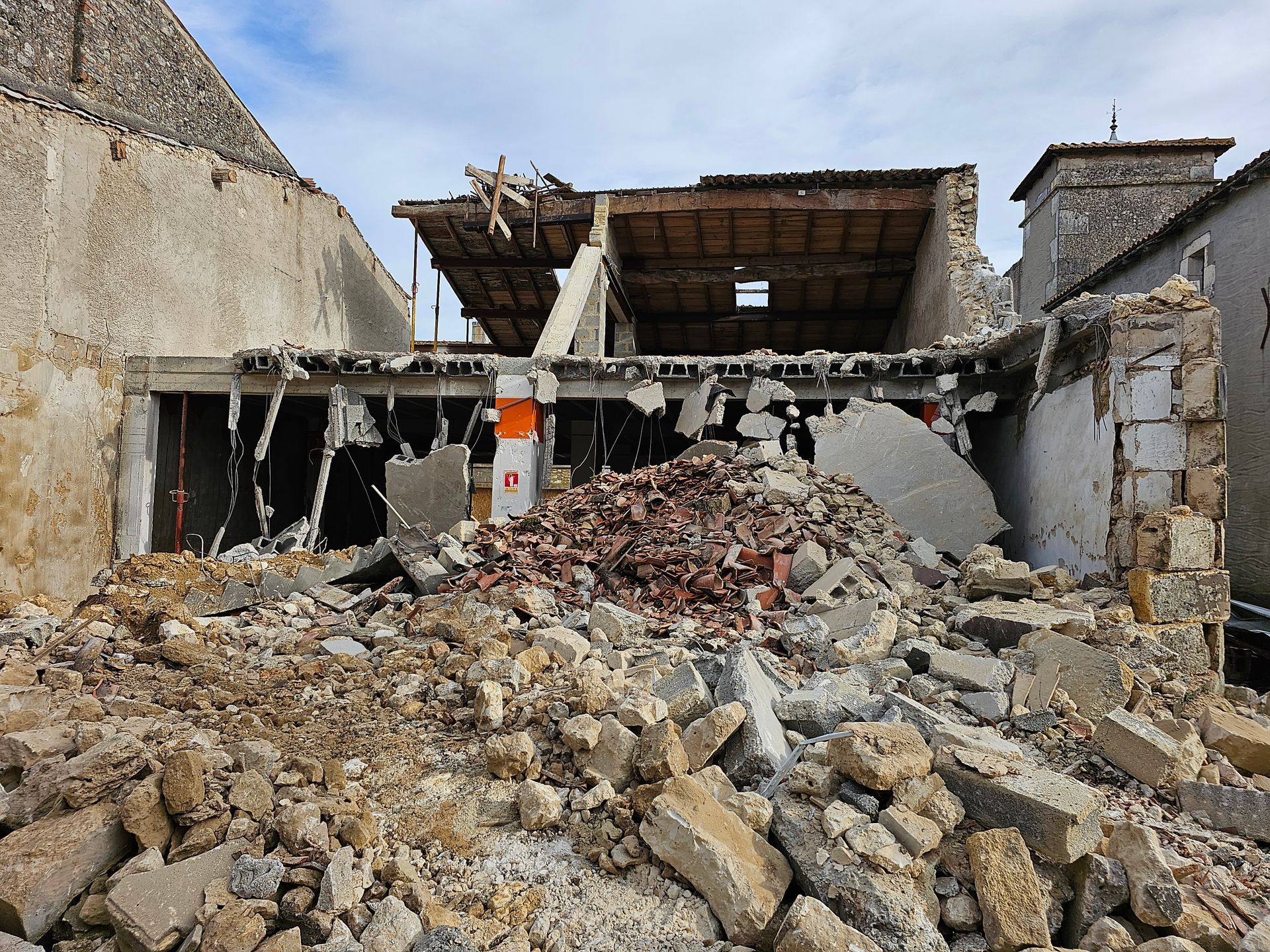 Démolition du bâtiment