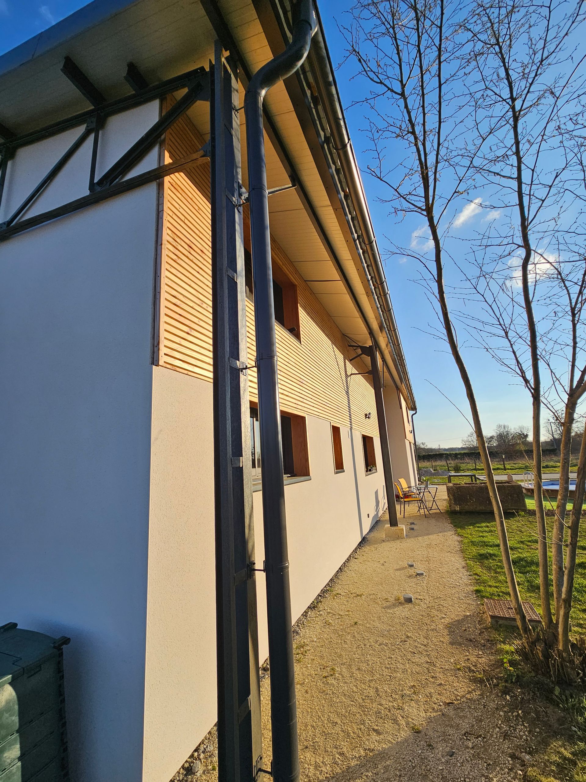 Zinguerie d'une maison