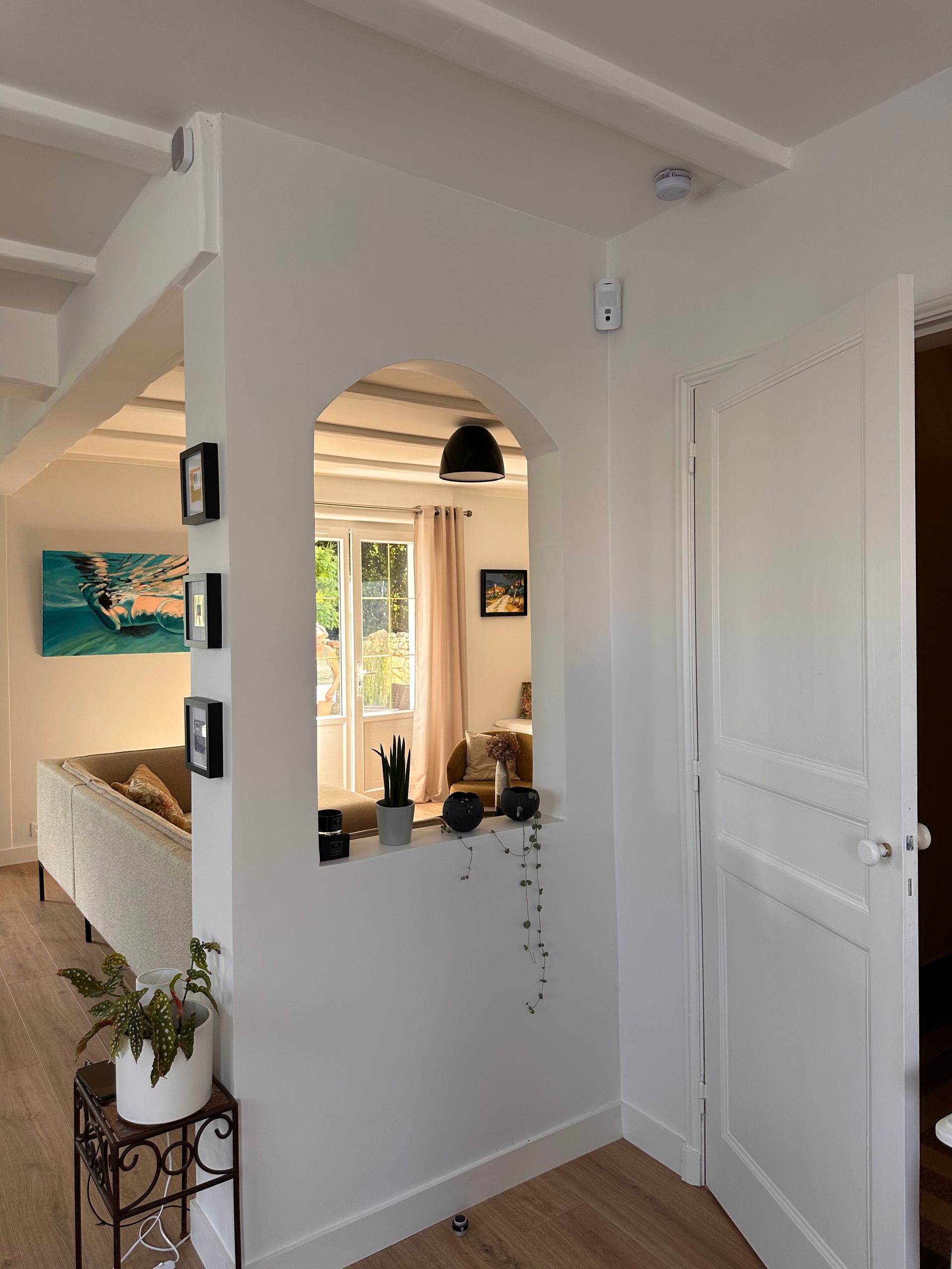 Ouverture dans un mur intérieur