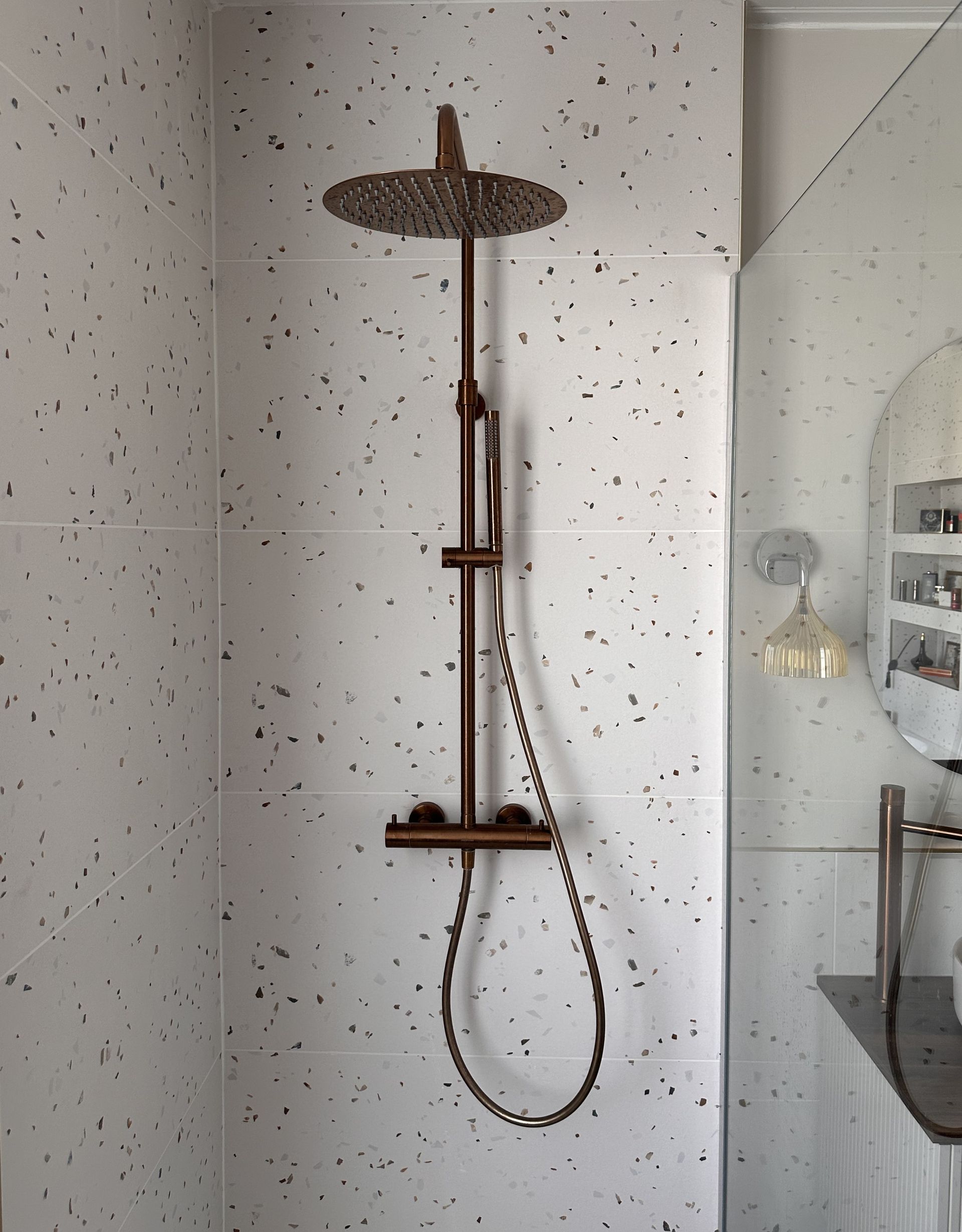 Une colonne de douche