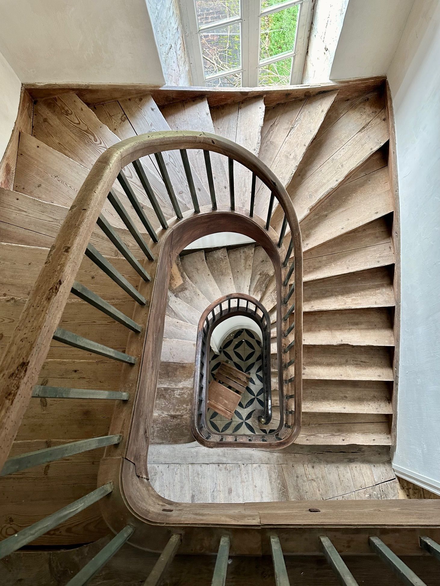 Escalier vu d'en haut