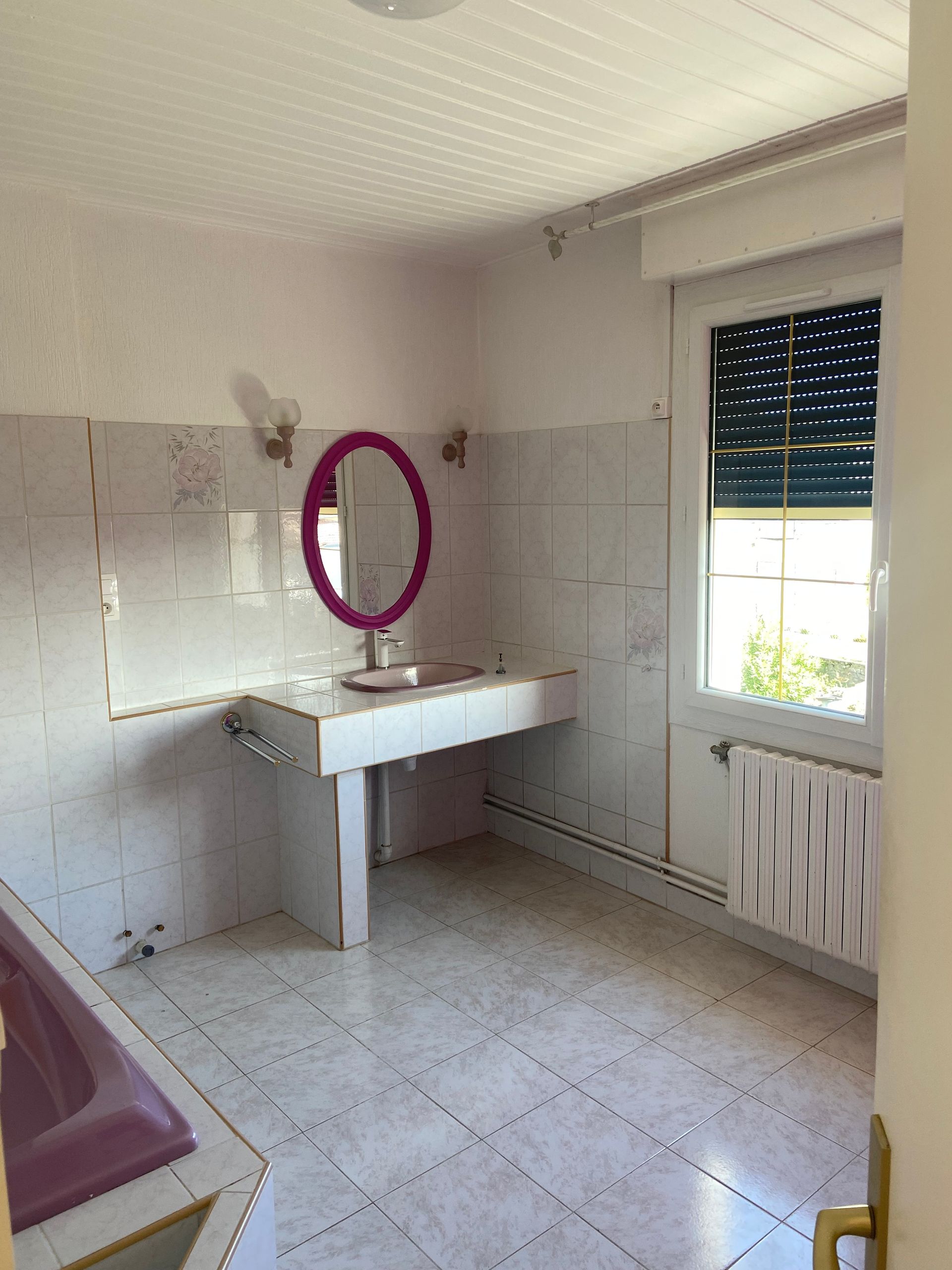 Une ancienne salle de bains