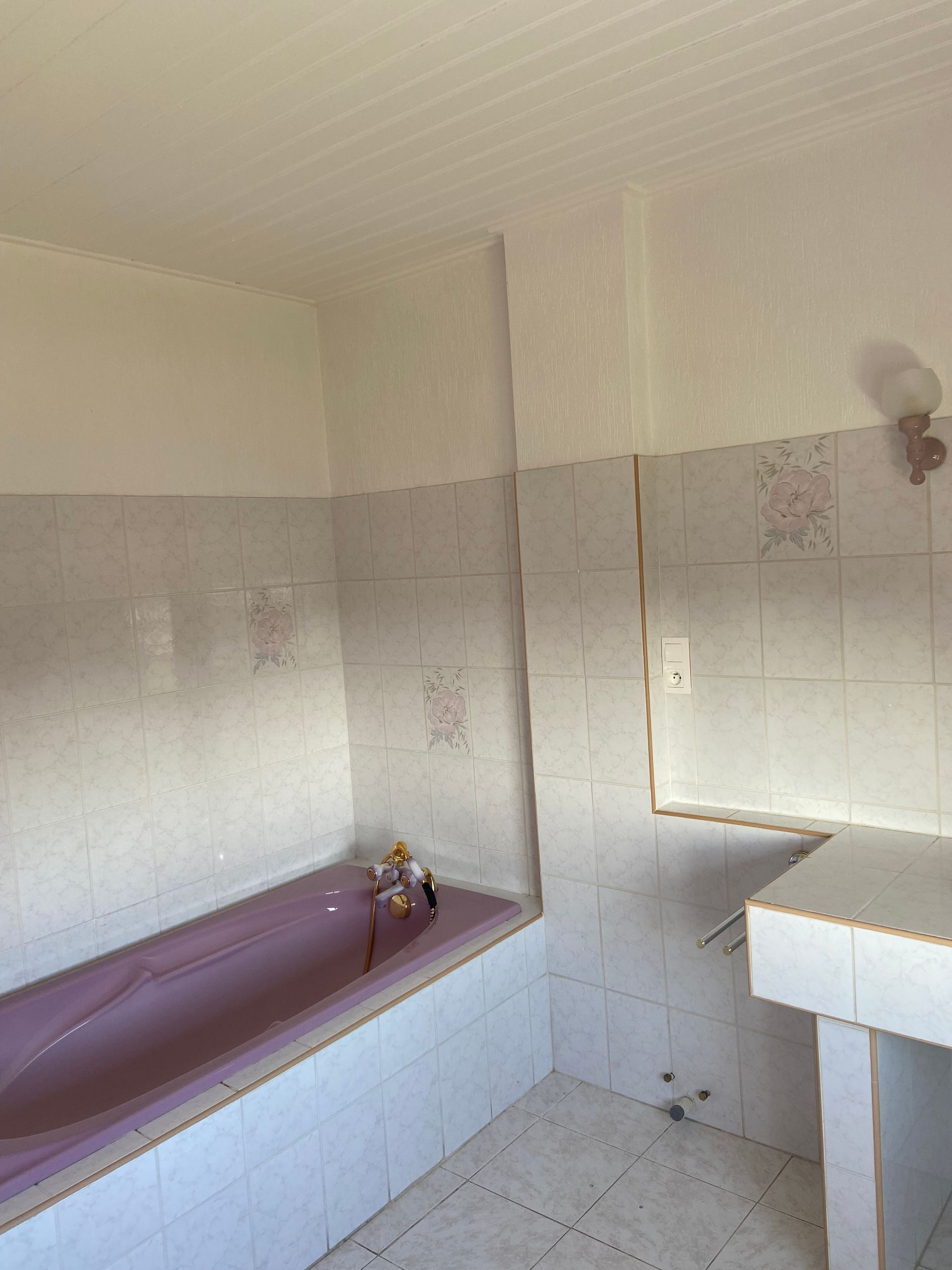 Une ancienne baignoire