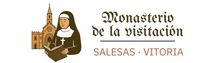 Logo of a convent: a nun, a church, and text