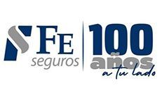 Logo of Fe Seguros, featuring