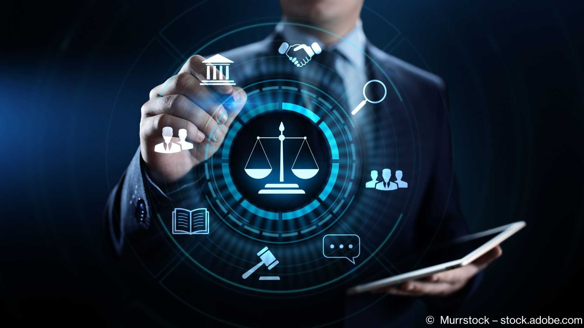 Rechtsgebiete Konzept