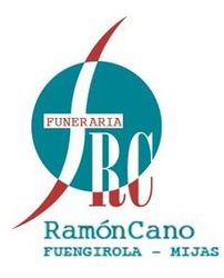A logo for funeraria ramon cano fuengirola mijas
