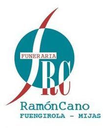 A logo for funeraria ramon cano fuengirola mijas