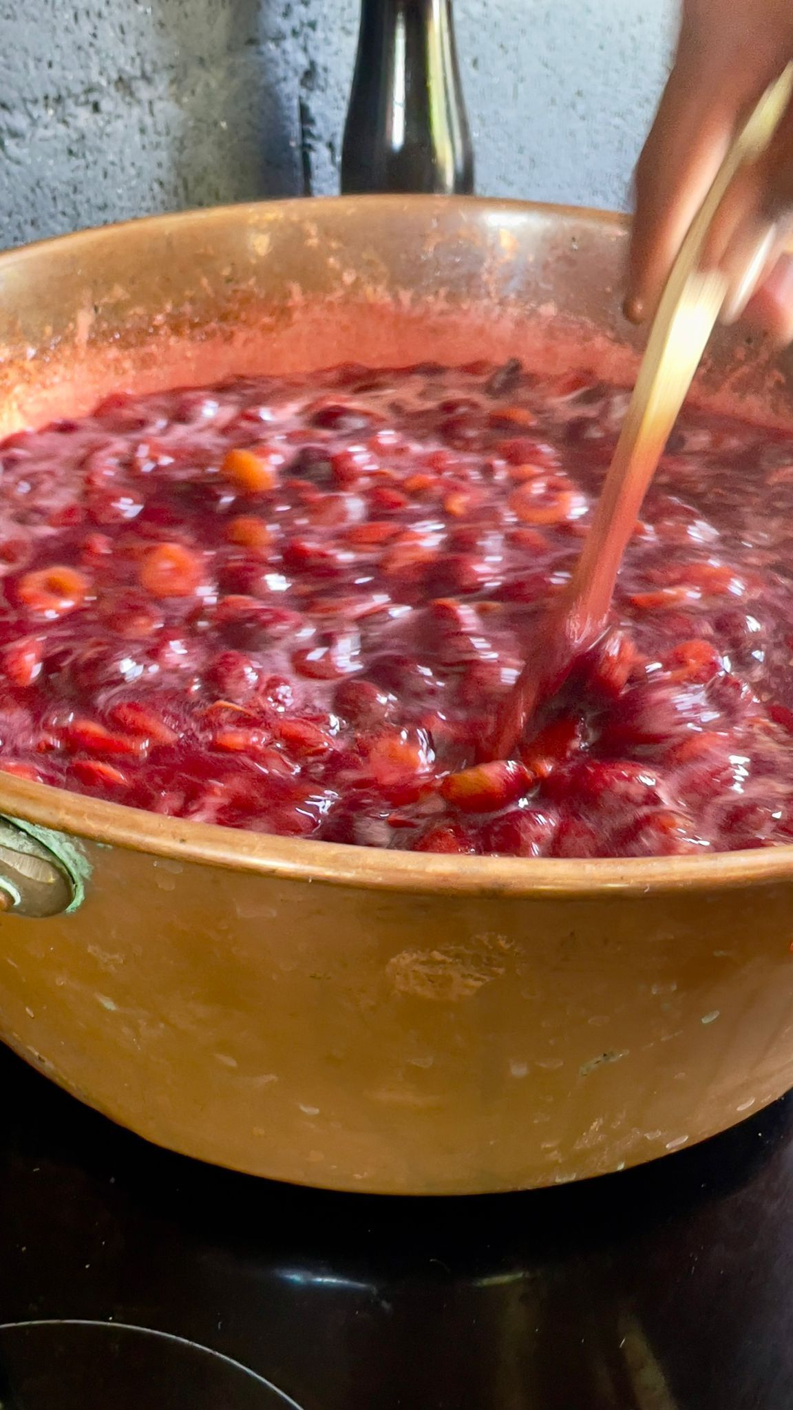 Préparation de la confiture