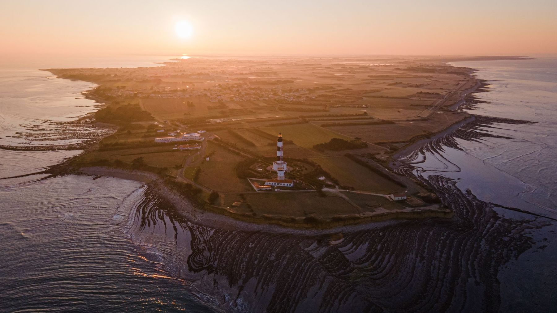 L'ïle d'Oléron vue du ciel