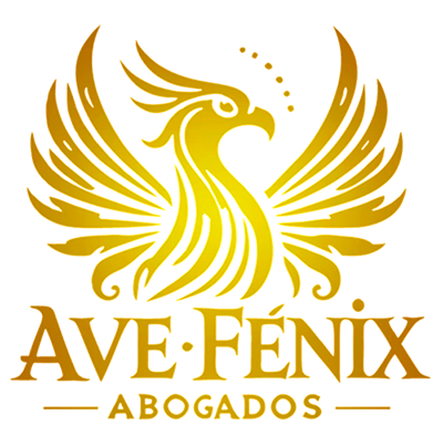 Un logotipo para Ave Fenix Abogados con un fénix en él.