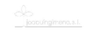 Un logotipo blanco sobre un fondo blanco con una bicicleta en el fondo.