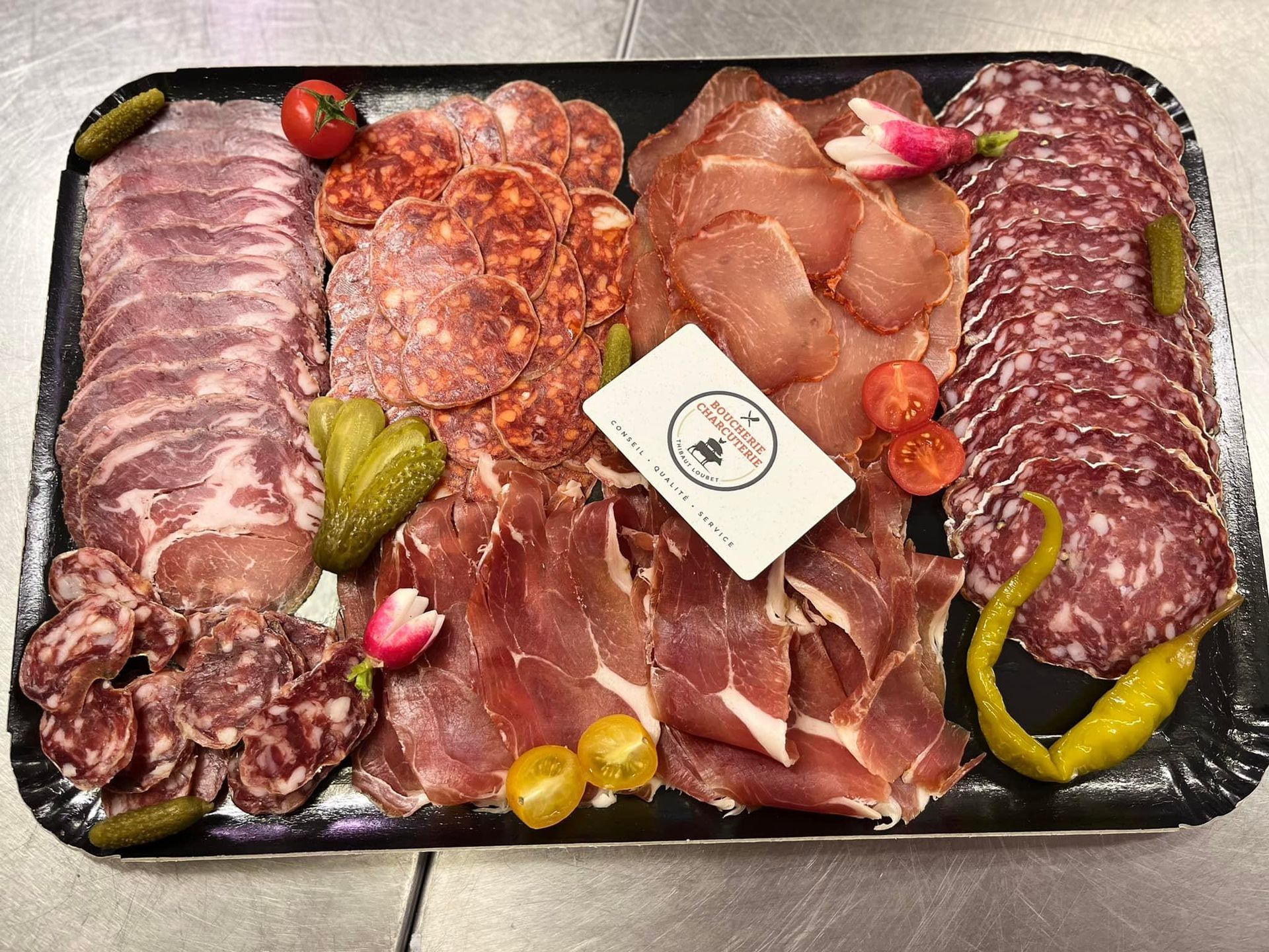 Planche de charcuterie artisanale