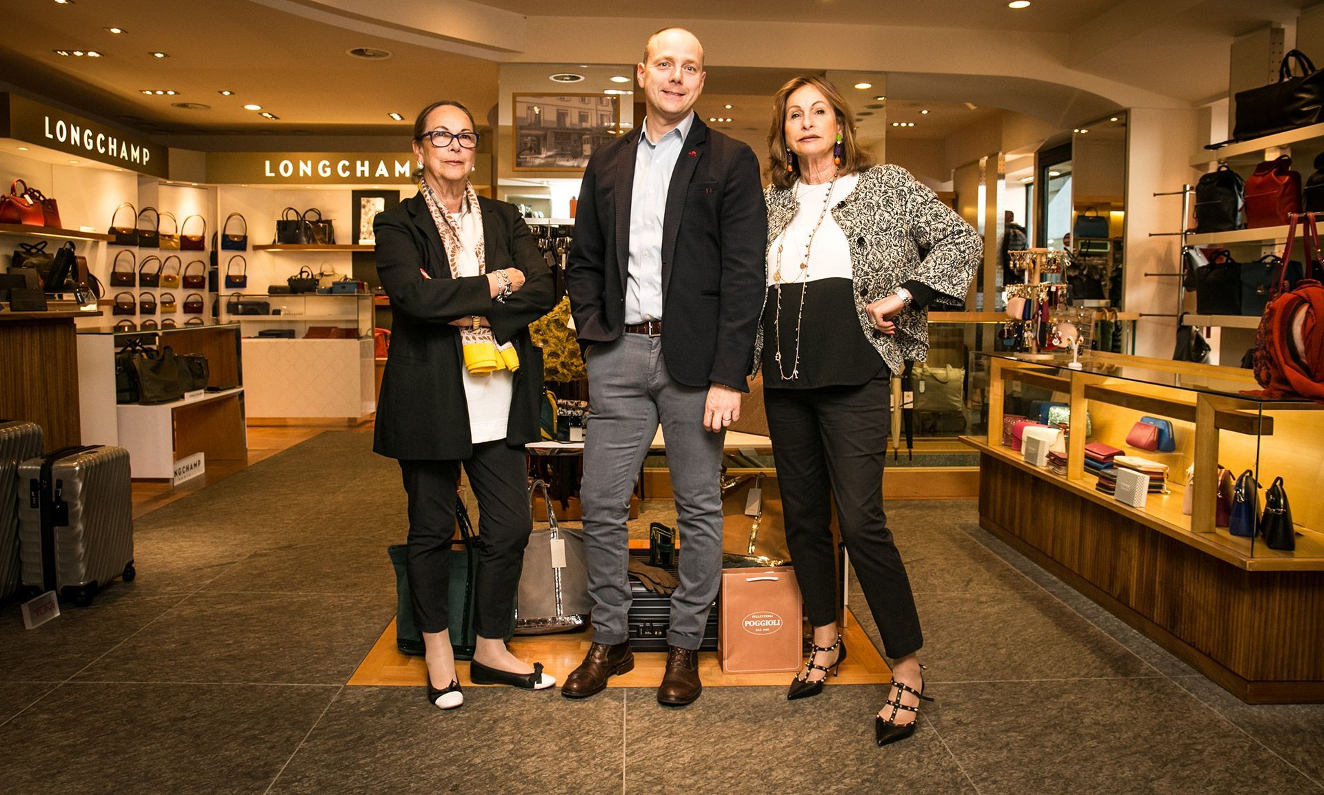 vetrina di una pelletteria