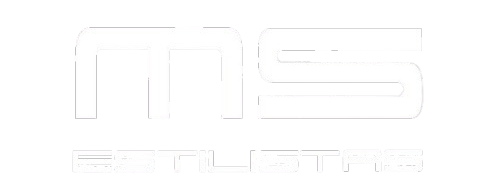 Un logotipo blanco sobre un fondo blanco que dice ms publishing.