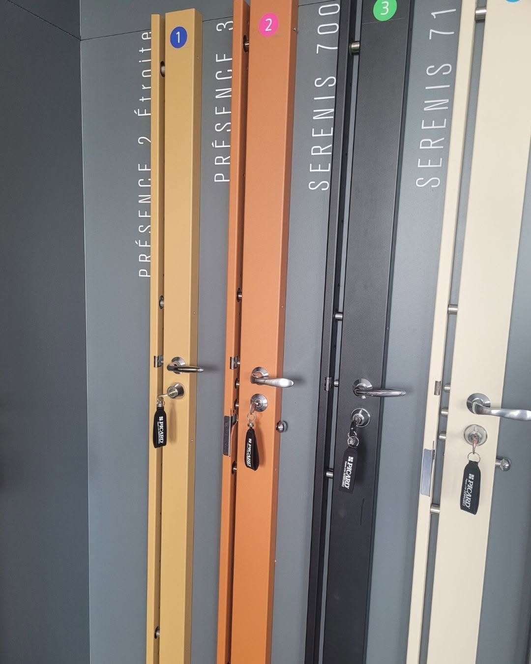 Présentation des différentes serrures et niveaux de protection