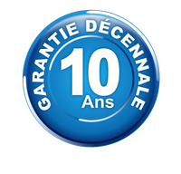 Logo garantie décennale 10 ans.