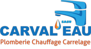 Logo Carval'eau Plomberie Chauffage Carrelage.