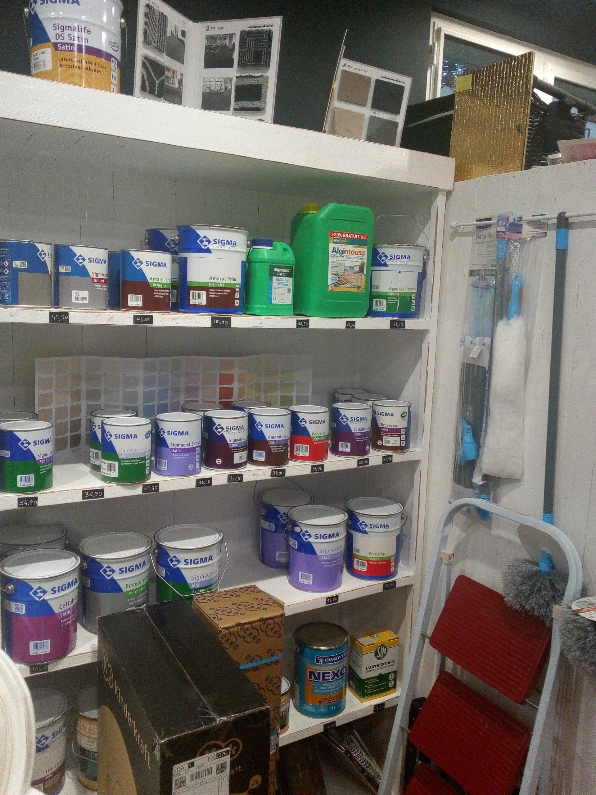 Vente de matériel de peinture