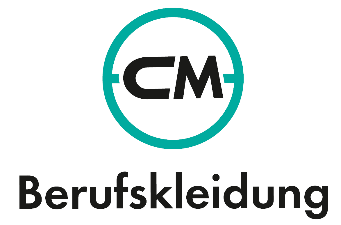 Ein Logo für eine Firma namens cm berufskleidung