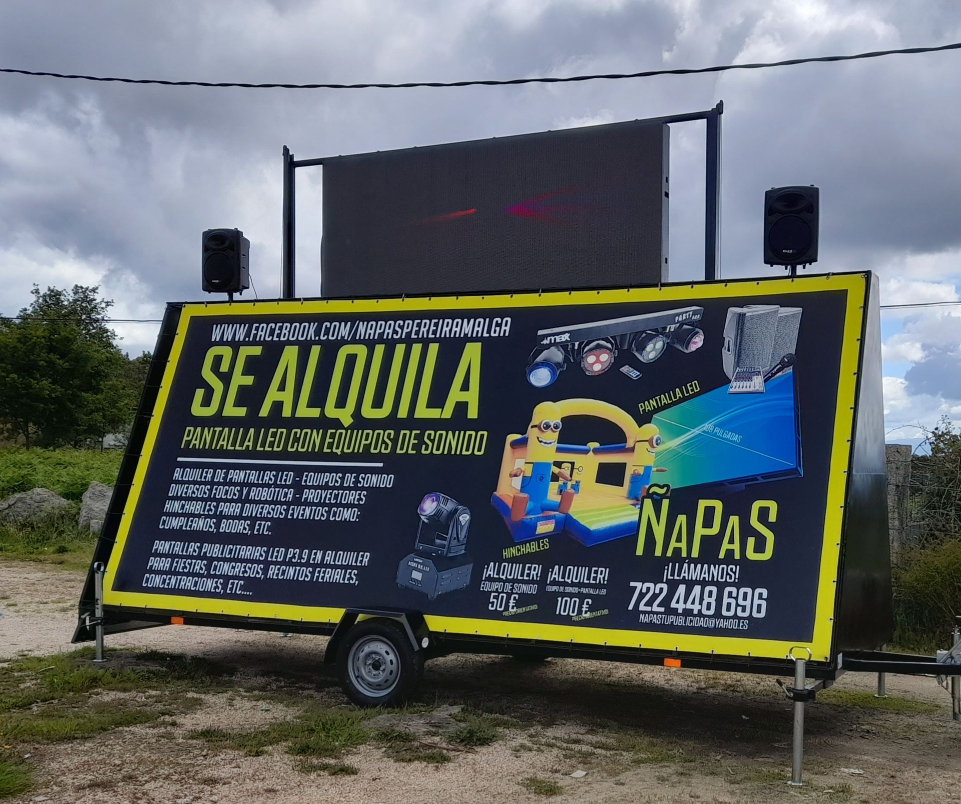 Un cartel que dice se alquila